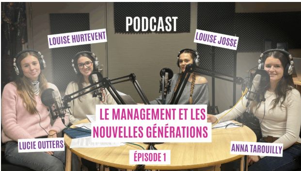 Affiche de l'émission (Le management et les nouvelles générations)